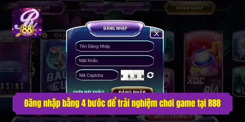 Đăng nhập bằng 4 bước để trải nghiệm chơi game mượt mà trên mọi thiết bị